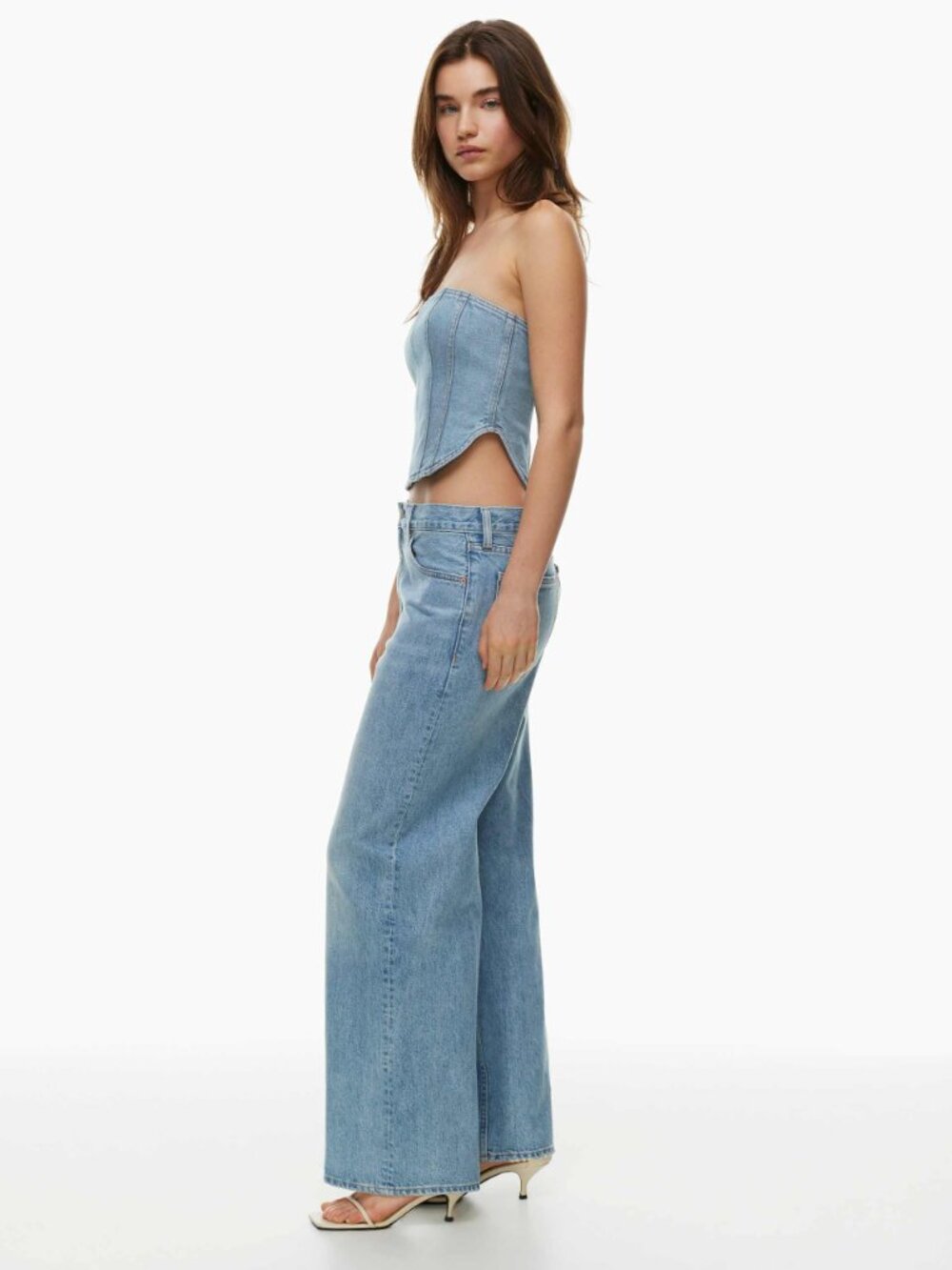Aritzia Denim Forum The '90s Lo-Rise Baggy Wide Jean Women's 25W